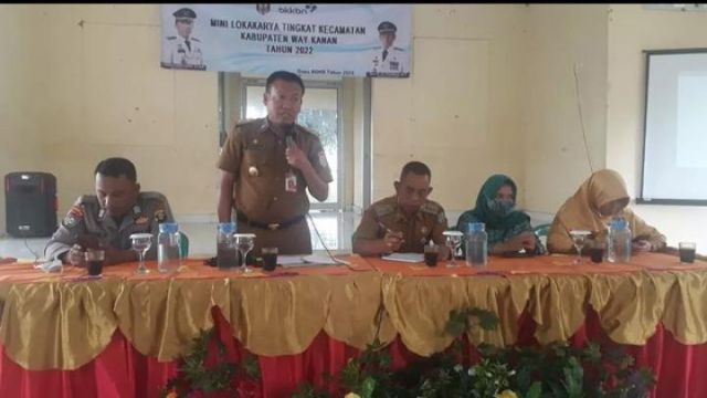 Mini Lokakarya Tingkat Kecamatan Negara Batin Tahun 2022